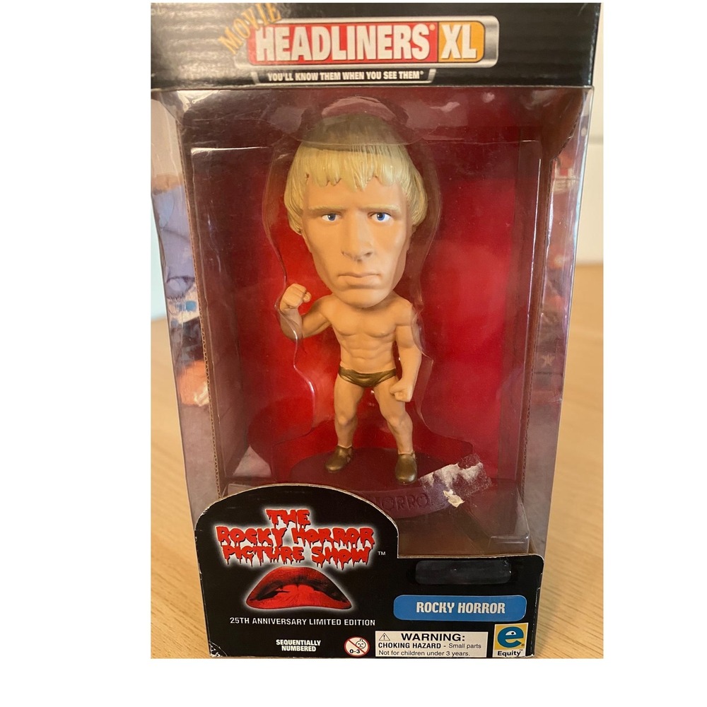 Rocky Horror Gold 25th Anniversary Figure Equity Movie Headliners XL NIB VNTG